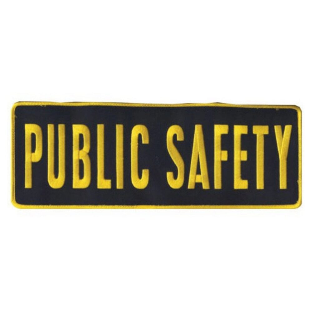 Public Safety Emblem Large 4" x 11" - Miscellaneous Emblems